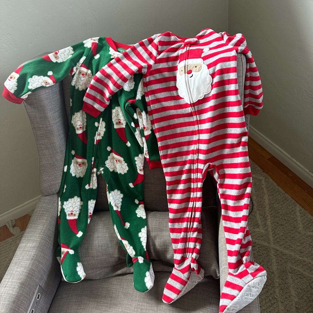 Carters Christmas Footie Pajamas